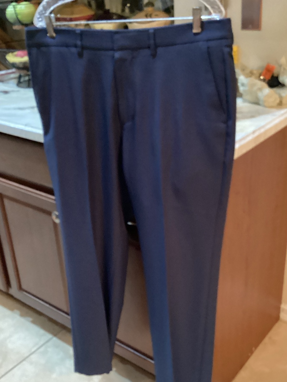 Men's Dress Pants in Navy - Tailored Modern Fit